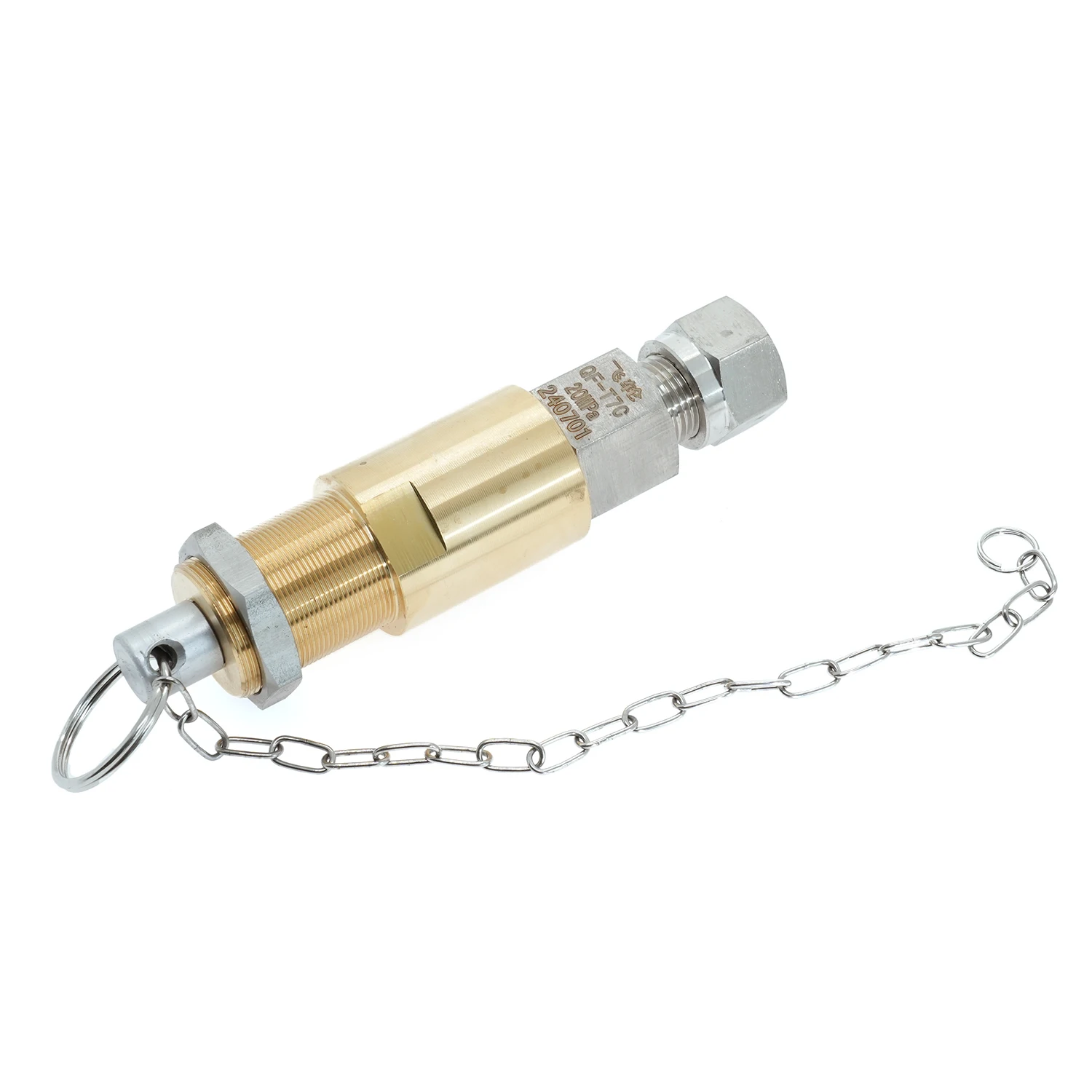 Factory Price High Selling and High-quality QF-T7C CNG Shutoff Valve 20MPa DN4 CNG Brass Natural Gas Shutoff Valve