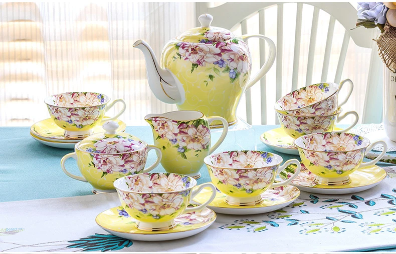 Tableware sets ceramic plate homeware gold plated dinnerware set