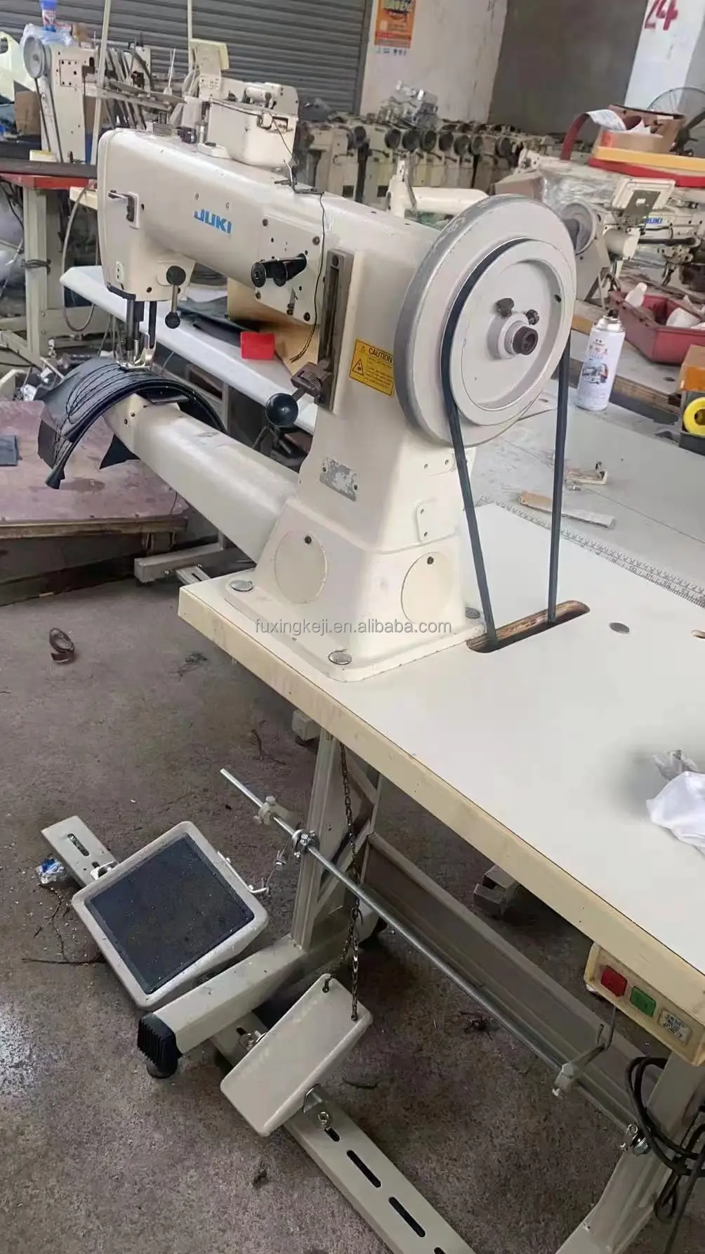 High quality Used JUKIs TSC-441U Cylinder-bed 1 needle Lockstitch Machine with Large Shuttle-hook leather sewing machine