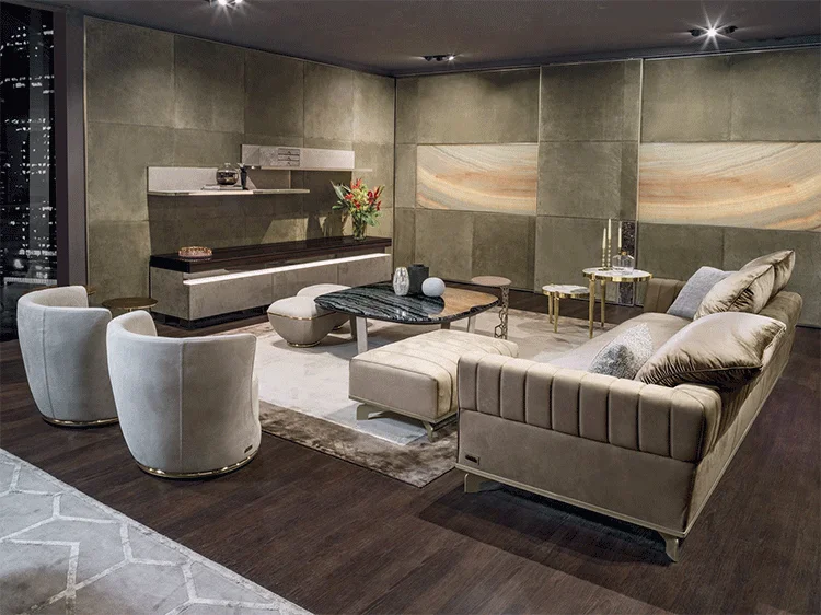 Corner sofa comfortable furniture European fabric microfiber Leather Living Room sofa bed American country sectional sofa