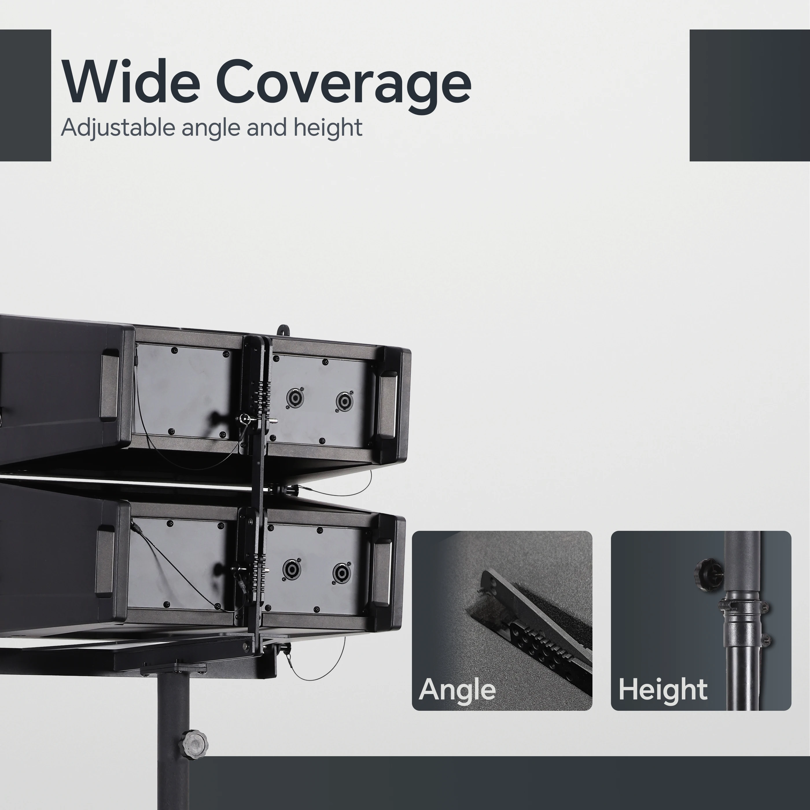 RQSONIC LAP615TD3-4.6K Wooden Sound System Line Array Speakers PA System Professional Active Line Array
