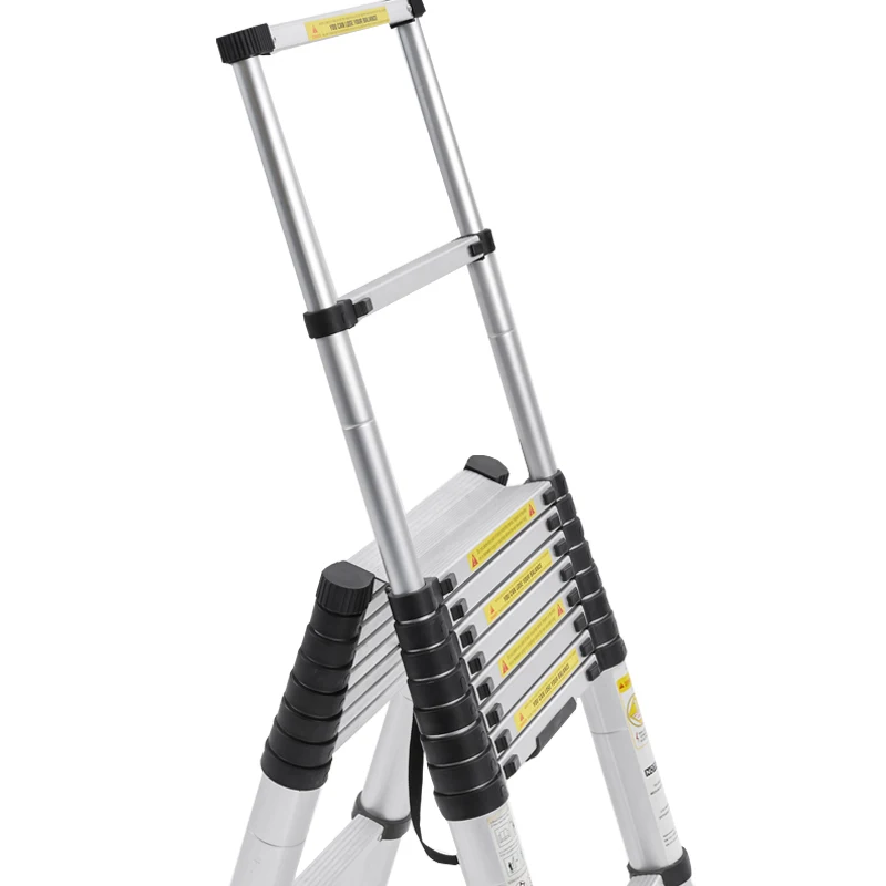 Extension aluminum ladder high quality lightweight compact folding ladder