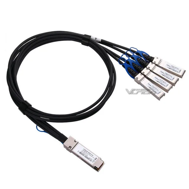 2 м QSFP-4SFP25G-CU2M Cisc0 совместимый 100G QSFP28 до 4x25G SFP28 кабель