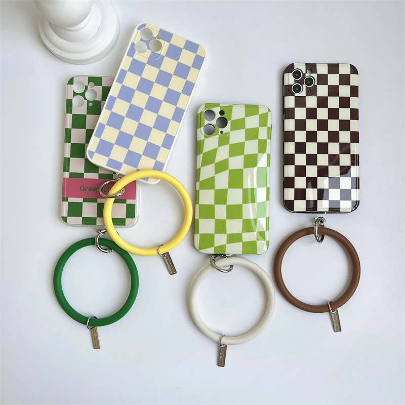 Новинка, Лидер продаж, силиконовый браслет для мобильного телефона, креативный брелок Tik Tok, универсальный браслет-кольцо, подвеска с защитой от потери