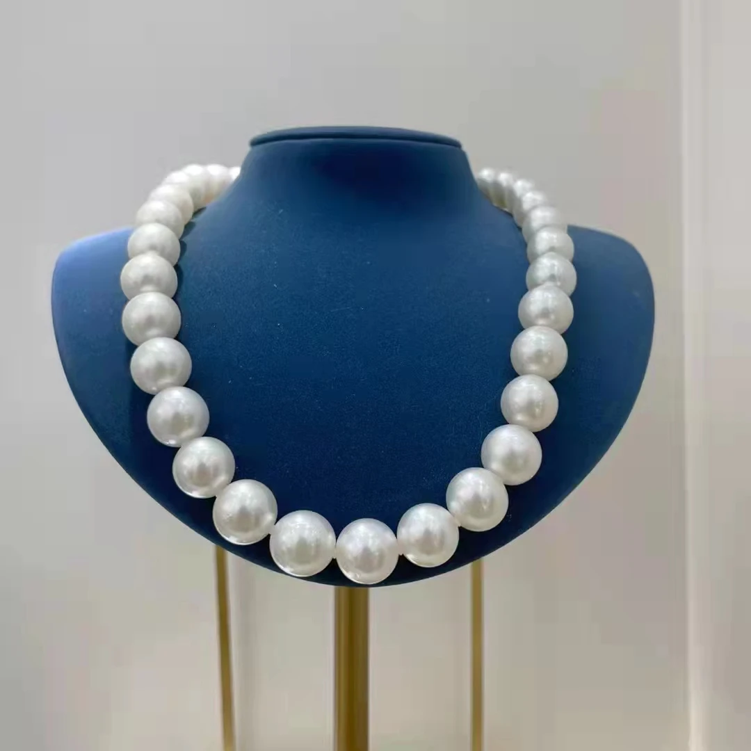 SGARIT Fine necklace jewelry 12-13mm Australian natural white pearl big jewellery hot sale