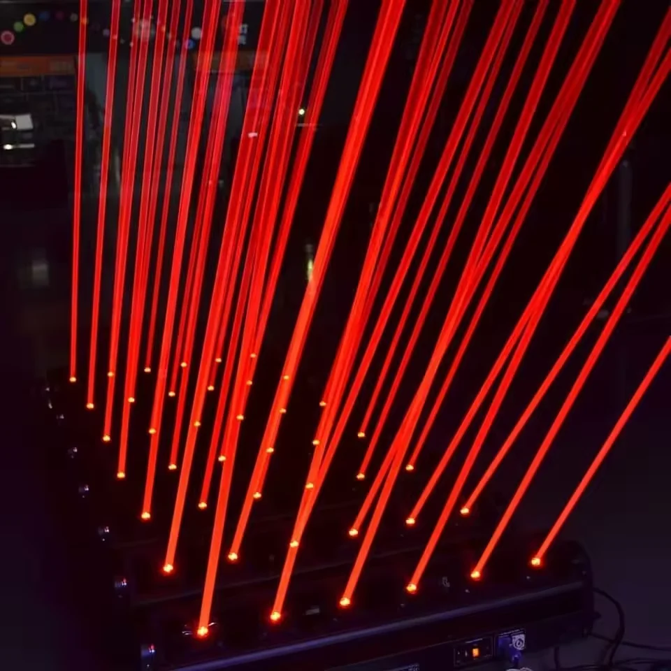 Professional Club Dj Lights Lazer 6 Eyes Rgb 3in1 Beam Strobe Matrix Marquee Dmx Moving Head Laser Light