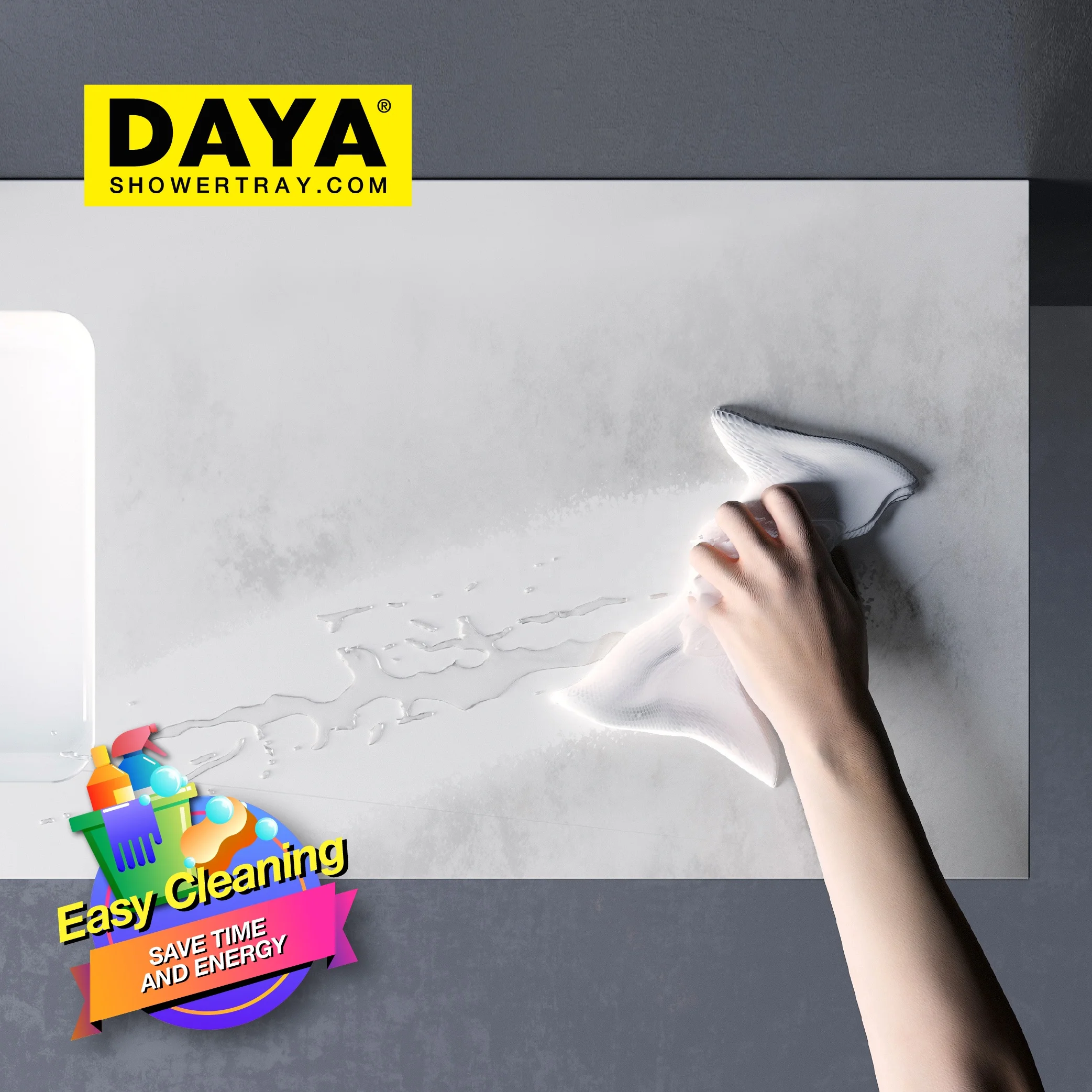 Countertop Wash Basin High-grade White Small Sink Bathroom Lavabo