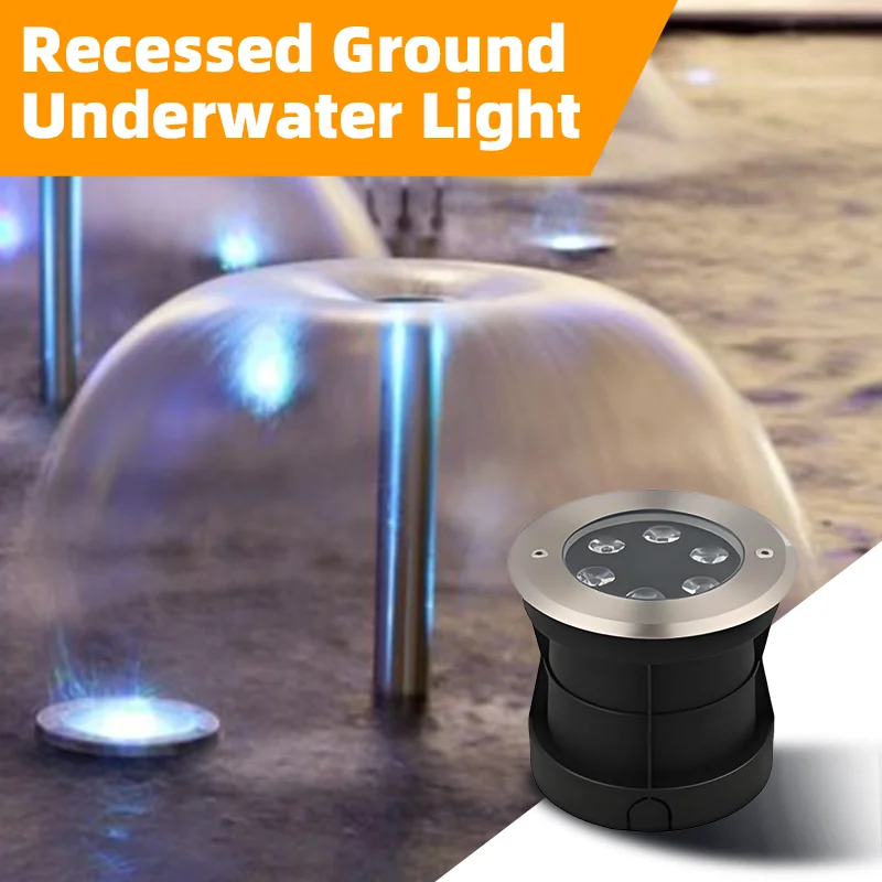 Landscape decoration IP68 3W 6W 9W 12W 15W 18W 24W 36W waterproof RGB lighting LED fountain and swimming pool underwater lights