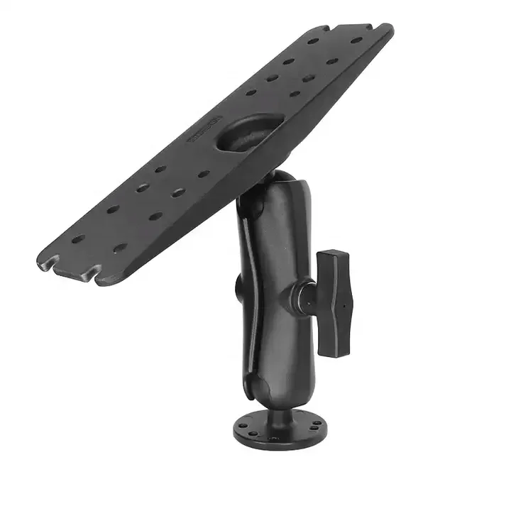 Medium Marine Electronics Mount with Medium Arm Compatible with Garmin, Lowrance, Humminbird