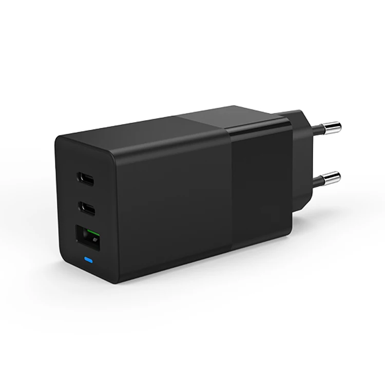  3 порта Ган 65 Вт PD Type-C 25W pps портативное зарядное устройство OEM QC3.0 для быстрой
