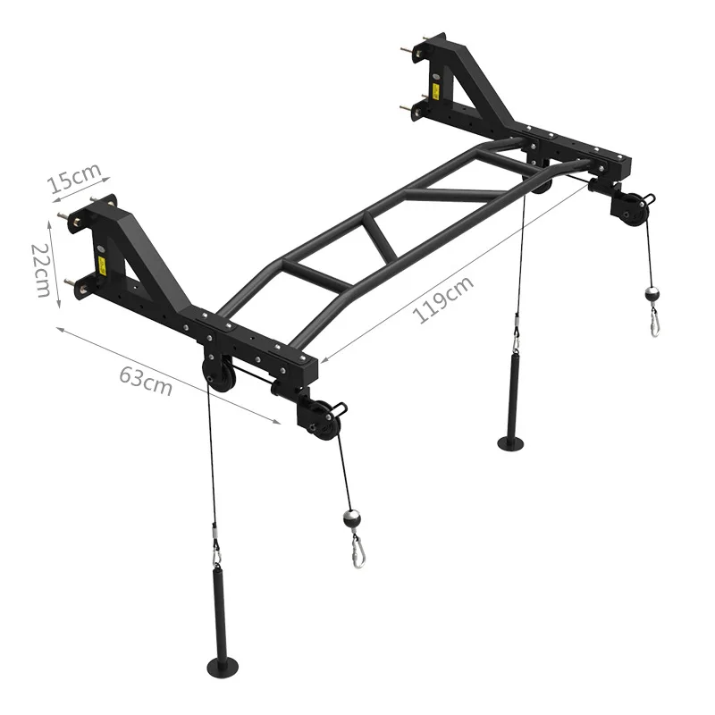 League-Sport Multifunction strength training pulley block single parallel bars wall mounted Pull up bar Home gym equipment