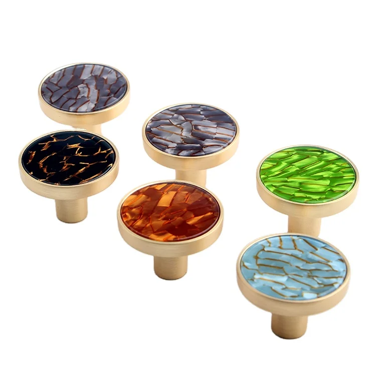 Made in China high quality Custom knob shell drawer cabinet knobs