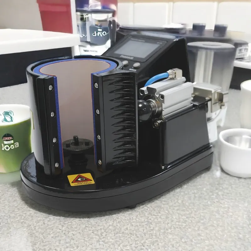 New ST-110 Pneumatic Mug Heat Press Machine Sublimation Printer 2D Digital Thermal Mug Printing Machine