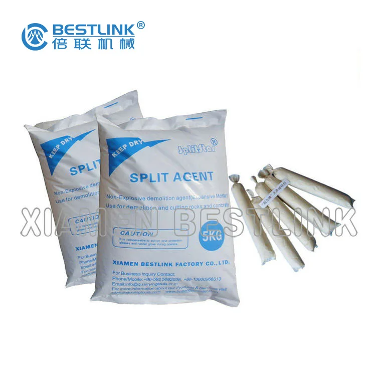 Stone construction rock breaking material crack concrete demolition cracking powder chemical expansive mortar