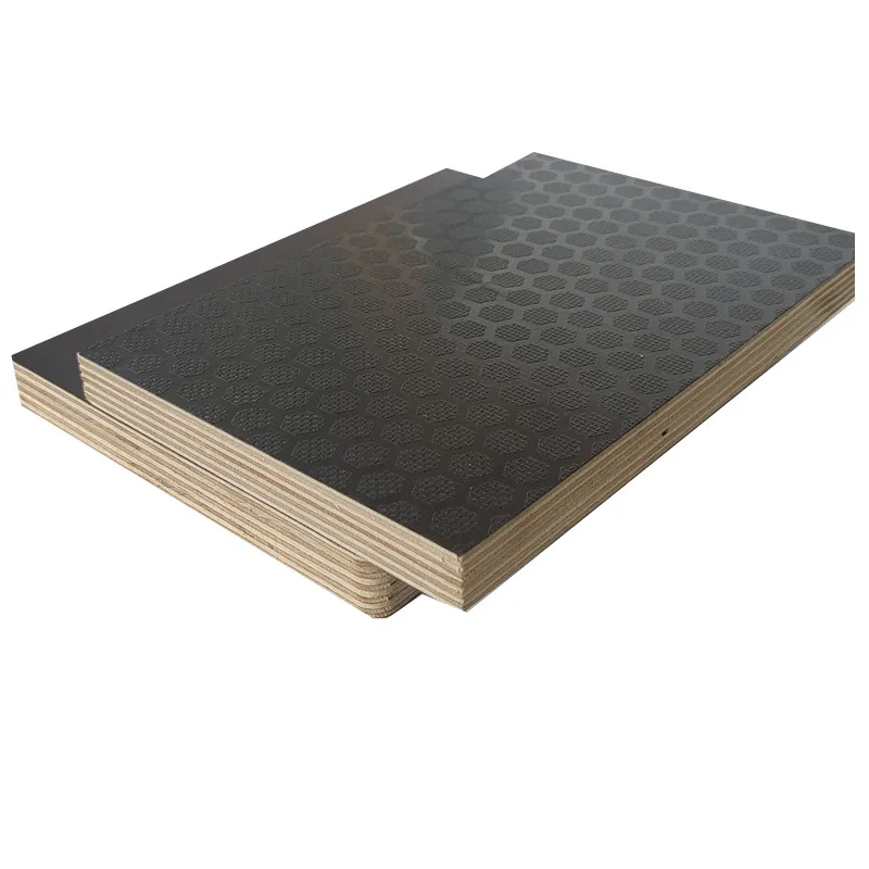 wholesale price phenolic rice resin hexagon resin mesh resin faced non slip plywood high quality for flight case