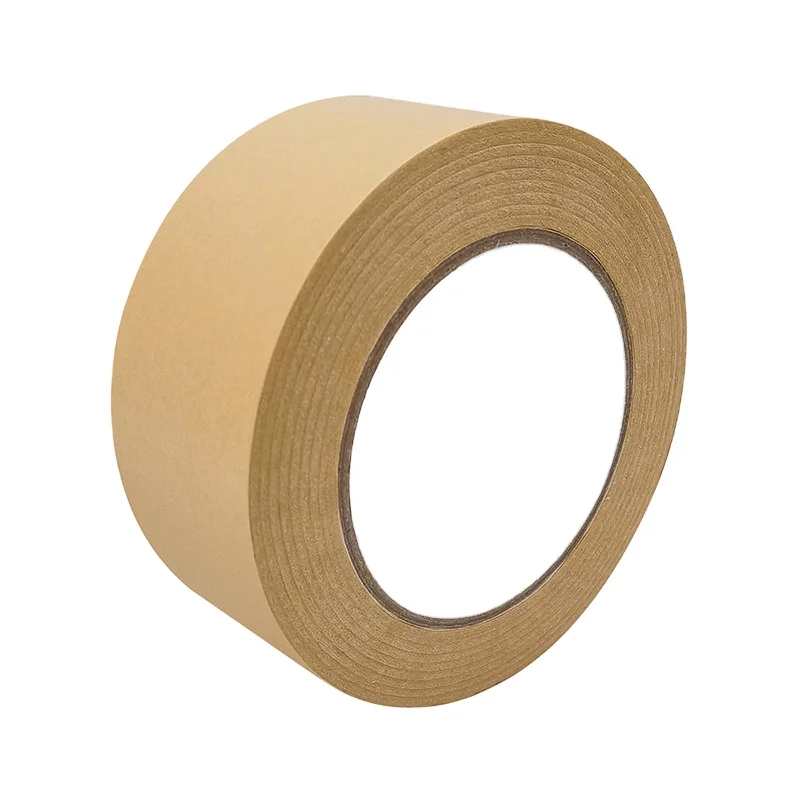 China Competitive Price Custom Logo Wholesale Eco-friendly Black Box Packing Adhesive Kraft Paper Tape