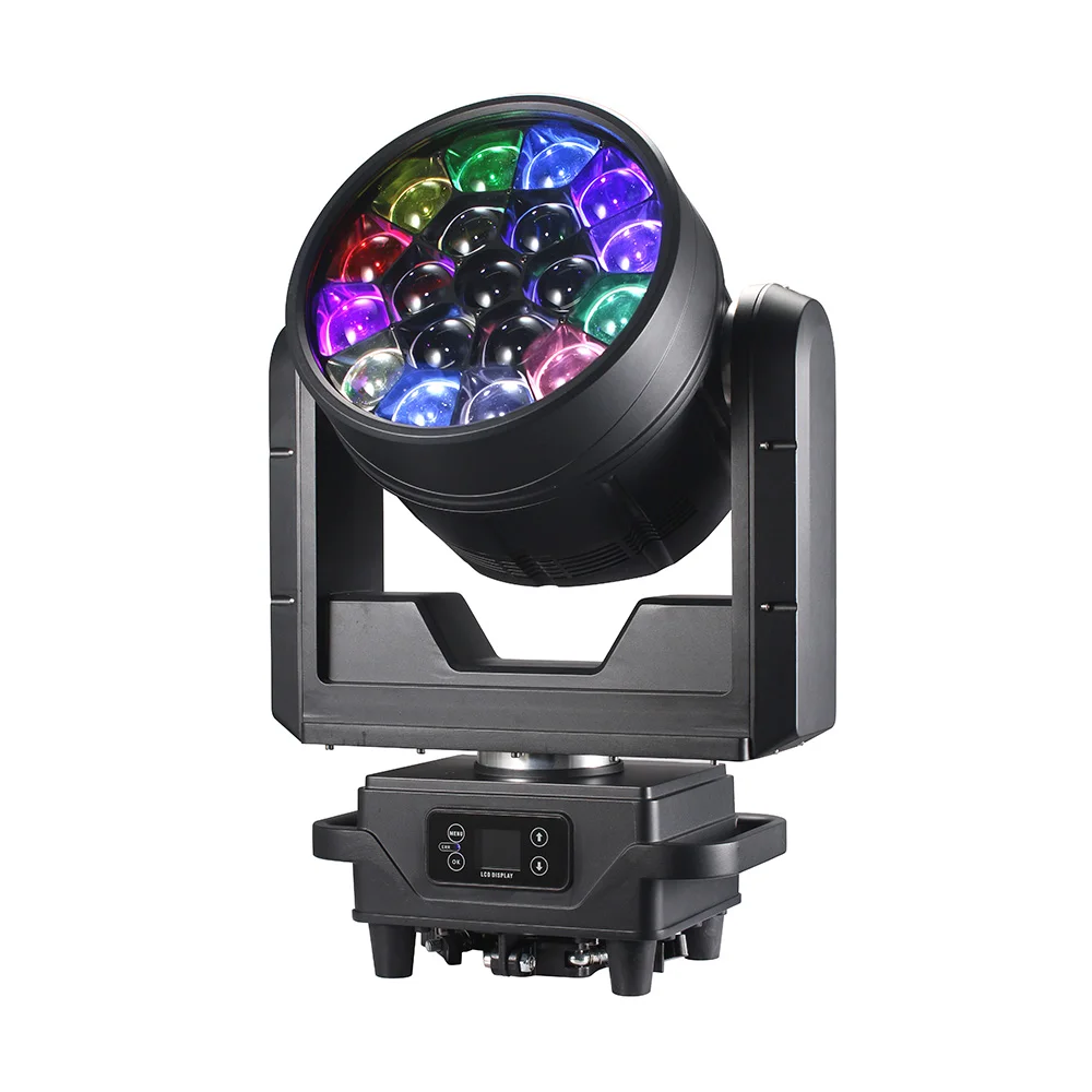 New 19*40W RGBW 4in1 Waterproof LED Stage Light Moving Head Beam Wash for Landscape IP66 Rated