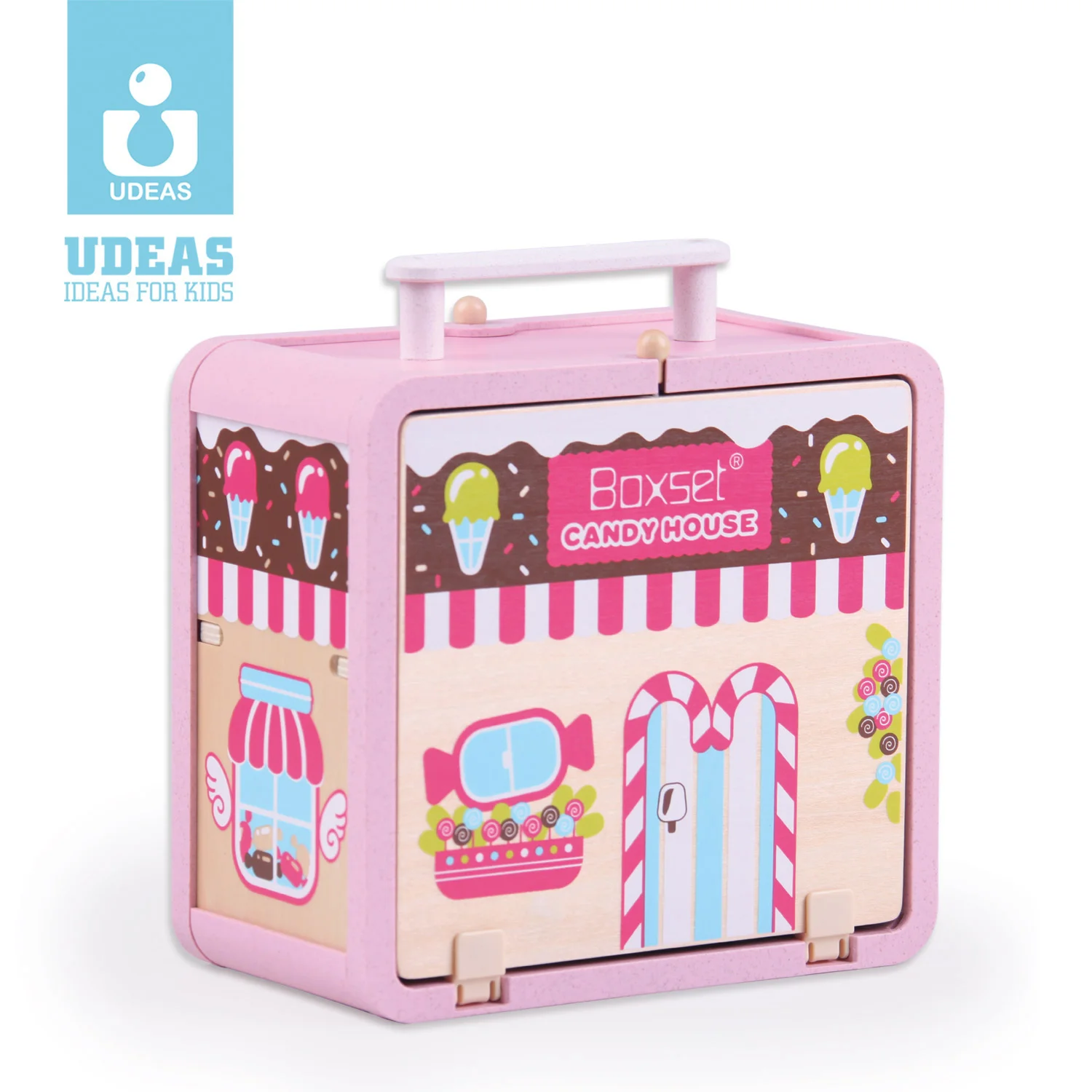 Educational Toys Wooden Mini Doll House Set Children Miniature Furniture Pretend Role Play Toy