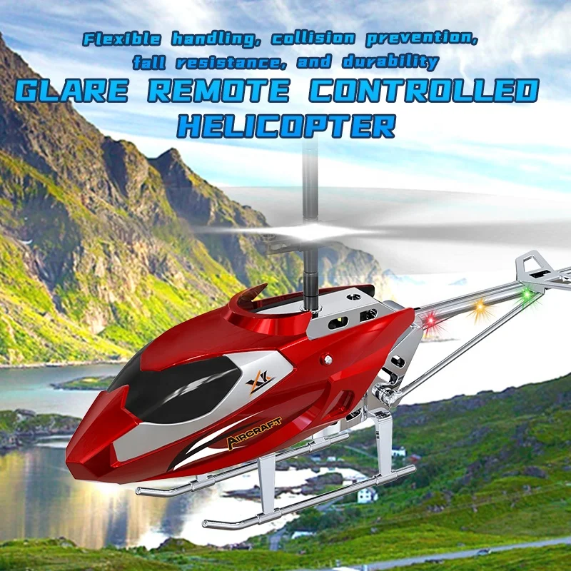 Alloy Simulated Plane Jet Toy Helicopter for Kids Mini RC Helicopter with Gyro 2.5 Channel Flying Helicopter