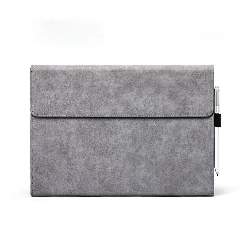 Luxury PU Leather Stand Case for Microsoft Surface pro 8 7 7+ 6 5 4 X Tablet for Surface Go 1 2 3 Women Men FLip Cover Pouch go3