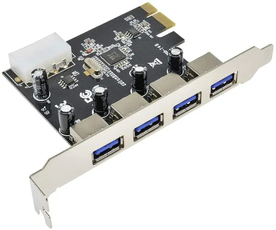 4 порта PCI-E для USB 3,0 карты расширения высокая скорость 5 Гбит/с PCIE USB3.0 ель провод карты расширения