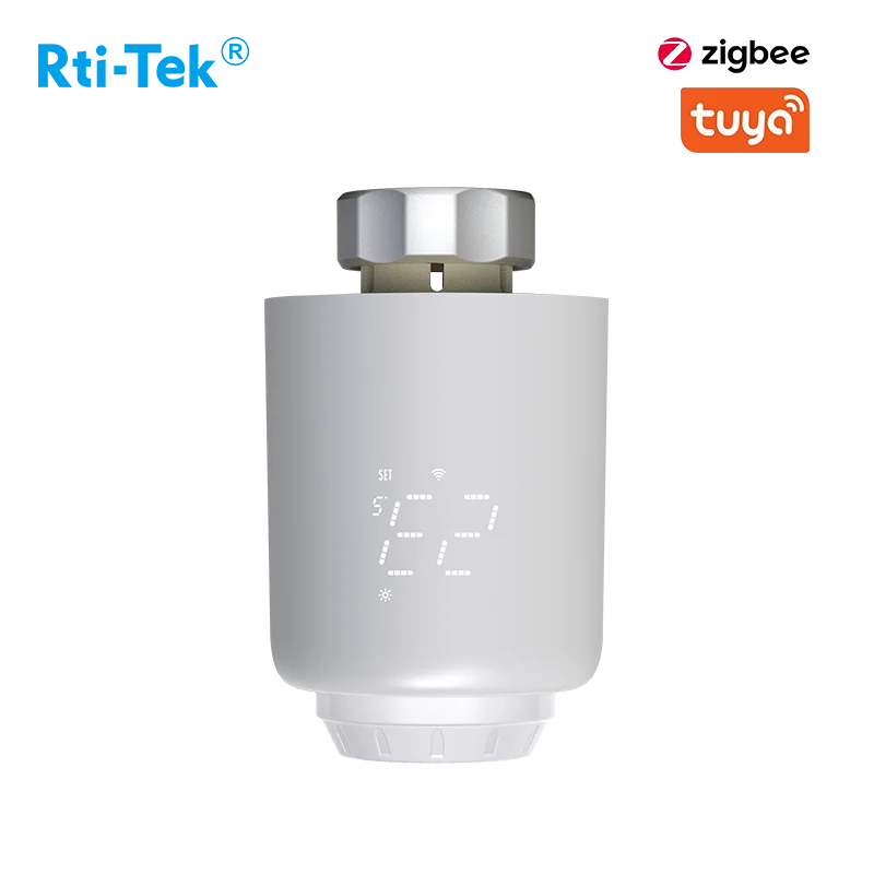 Ultra-Low Power Tuya Zigbee Thermostatic Radiator Valve with LED Screen ZigBee Smart TRV