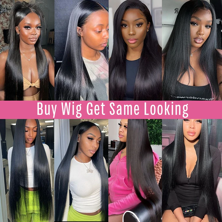40 50 Inch Bone Straight Human Hair Lace Front Wigs Cuticle Aligned Hd Lace Frontal Wig Vietnamese Raw Hair Wigs For Black Women