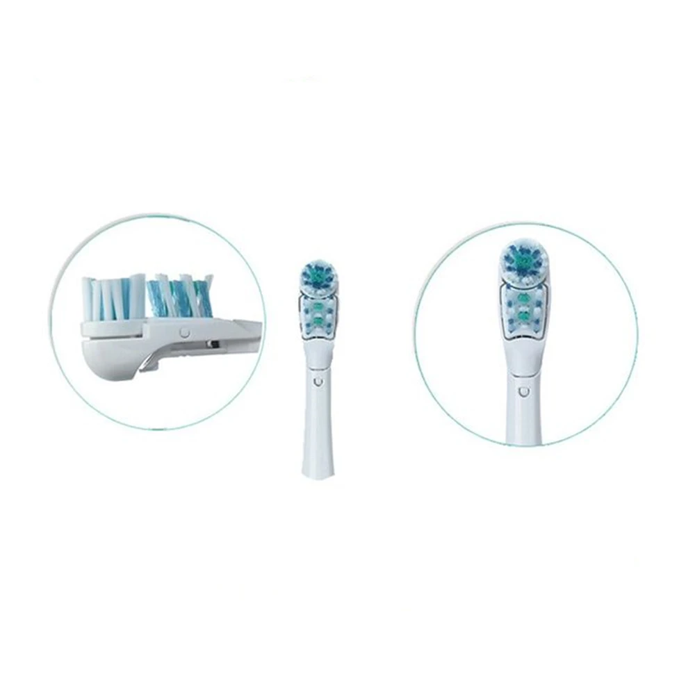 Double cleaning 4 Pcs Toothbrush Heads Replacement For Oral B 3733 4732 4734 Brush Heads