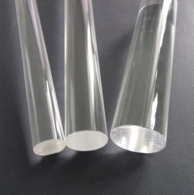 Factory customized clear and colorful cast acrylic rod