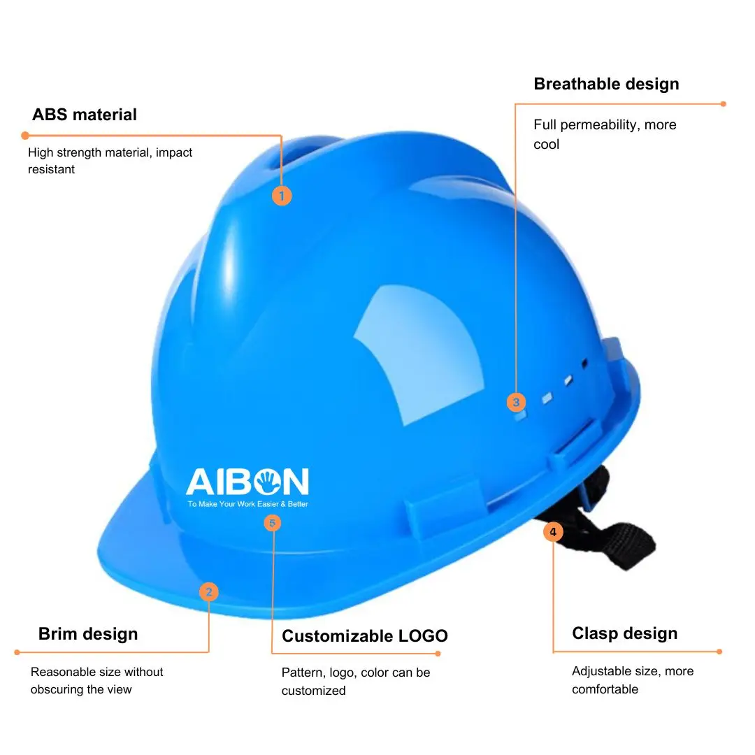 China Head Protection Heat Resistant Professional Industrial Abs Plastic Climbing Work Oil and Gas Safety Hard Hats With Mask