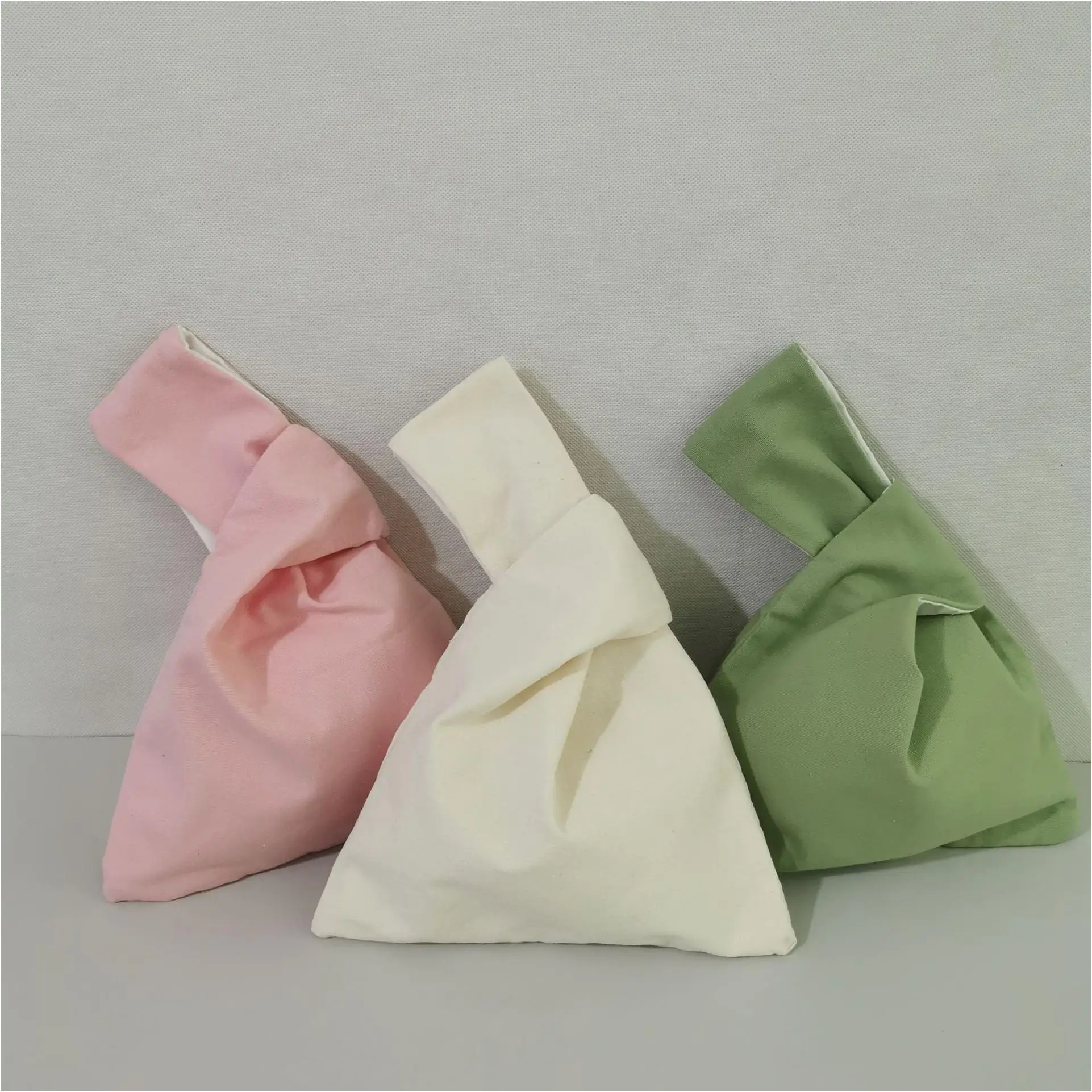 Reusable Shopping Bag sac sachet Women Fabric Canvas Kids Packaging Foldable Leno Mesh Net Bag For Fruit Vegetable Firewood