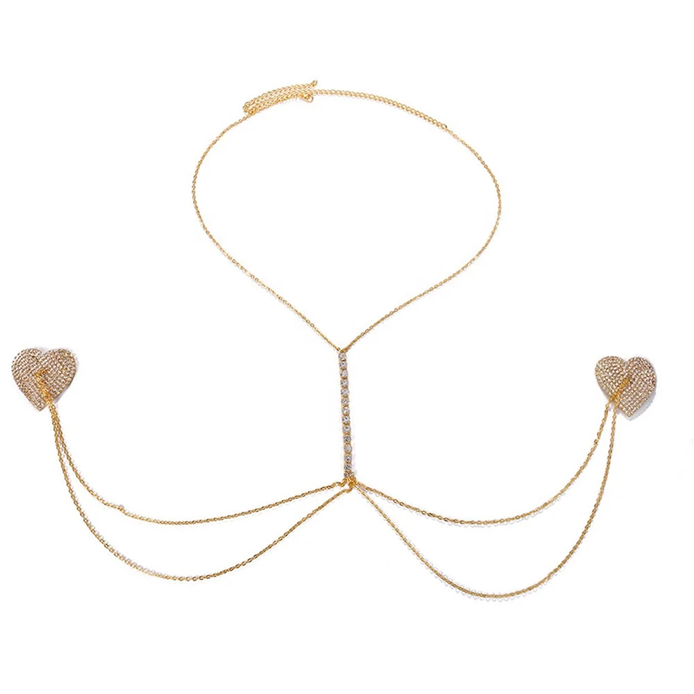 ELITES Pasties Sexy Wholesale Diamond Silicone Nipple Cover Designer Reusable Rhinestone Chest Sticker Waterproof Bra Up