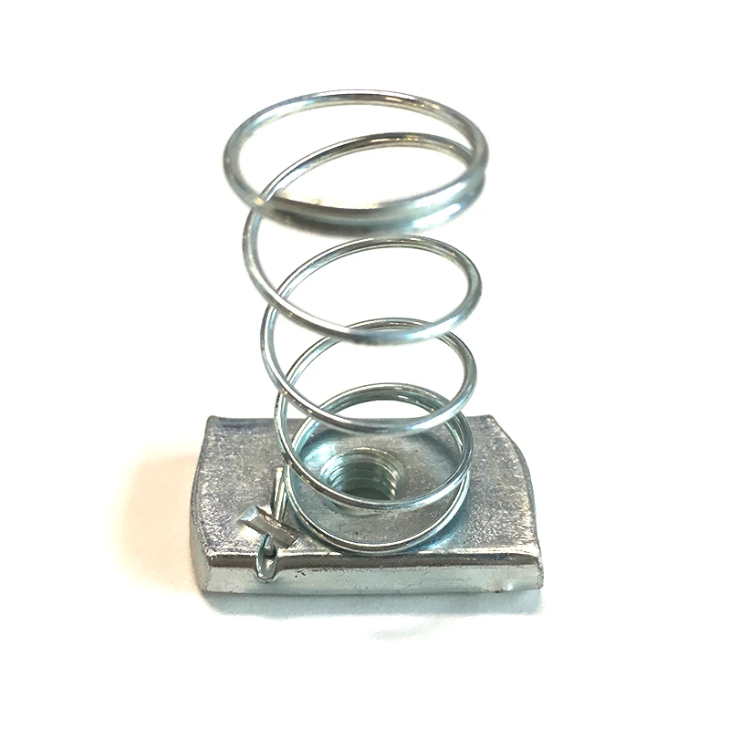 304 Stainless Steel Spring Lock Washers Channel Nuts Set Corrosion-Resistant Galvanized Zinc Plated Nickel Plated Finish Mining
