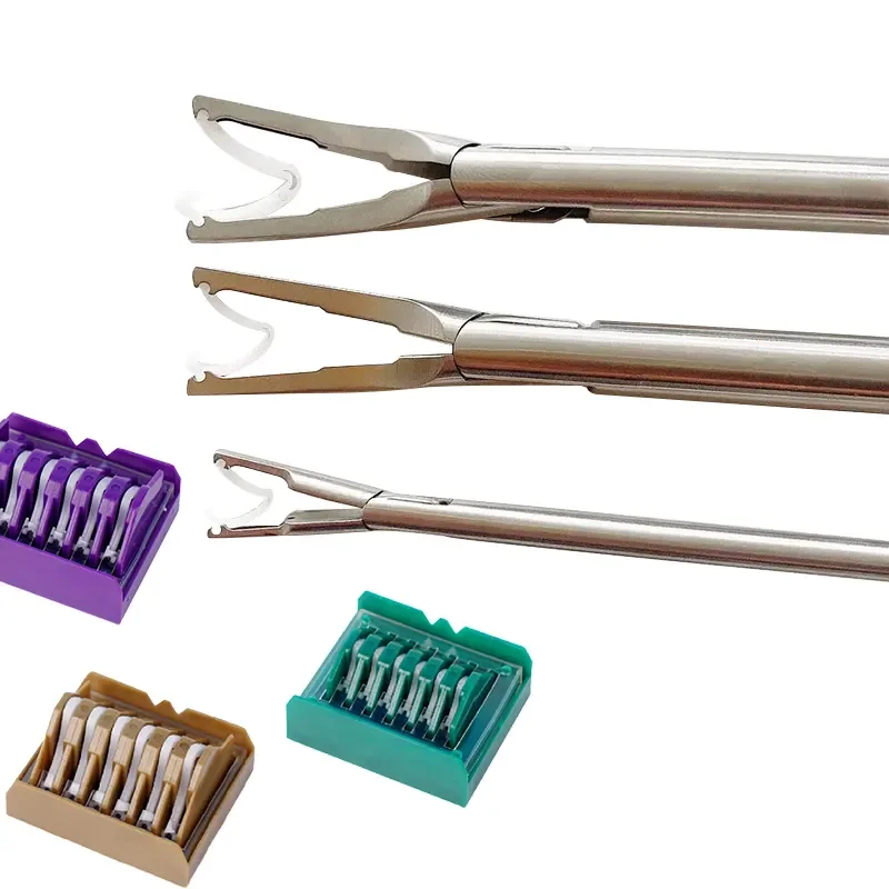 Good Price laparoscopic surgery green gold purple hemolock clip