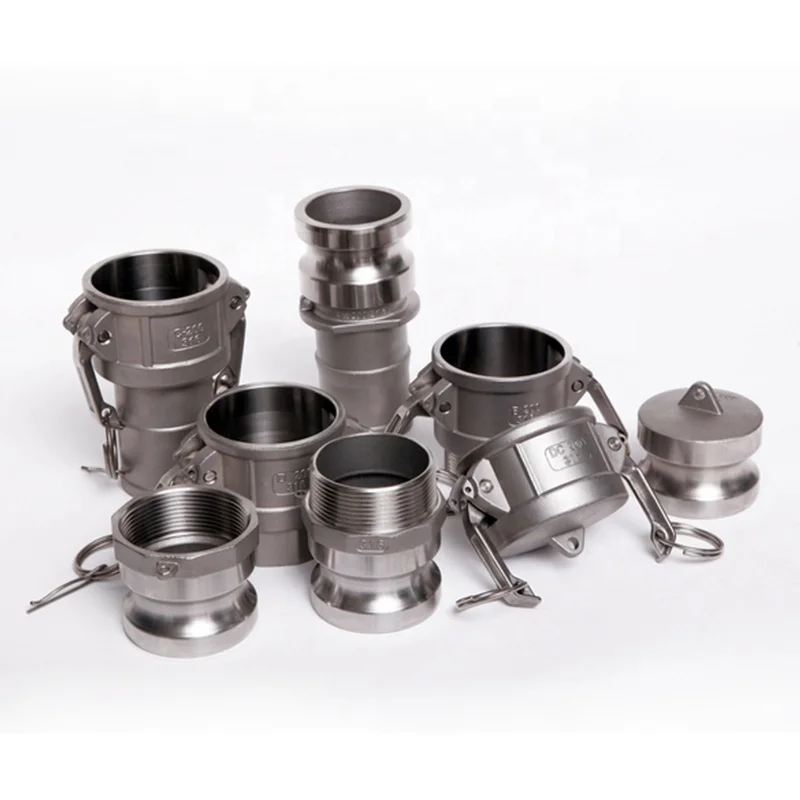 Camlock Fittings Quick Couplings 1/8' 3/4' Stainless Steel 304 316 201 Water Camlock Couplings NPT BSP Threaded Quick Coupling