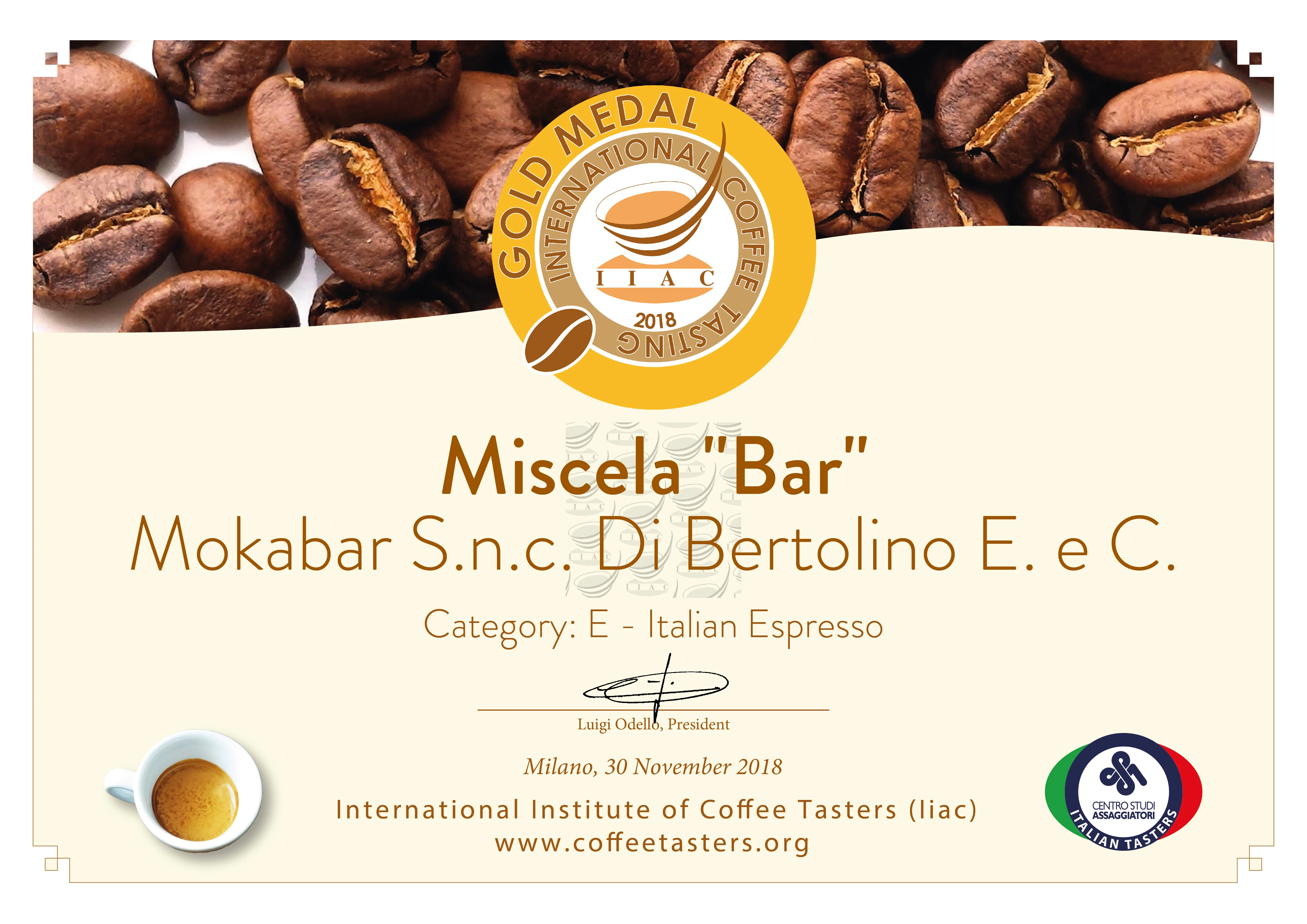 Кофейный кастрюля mozehn 100% Arabica коричневого цвета, итальянское качество