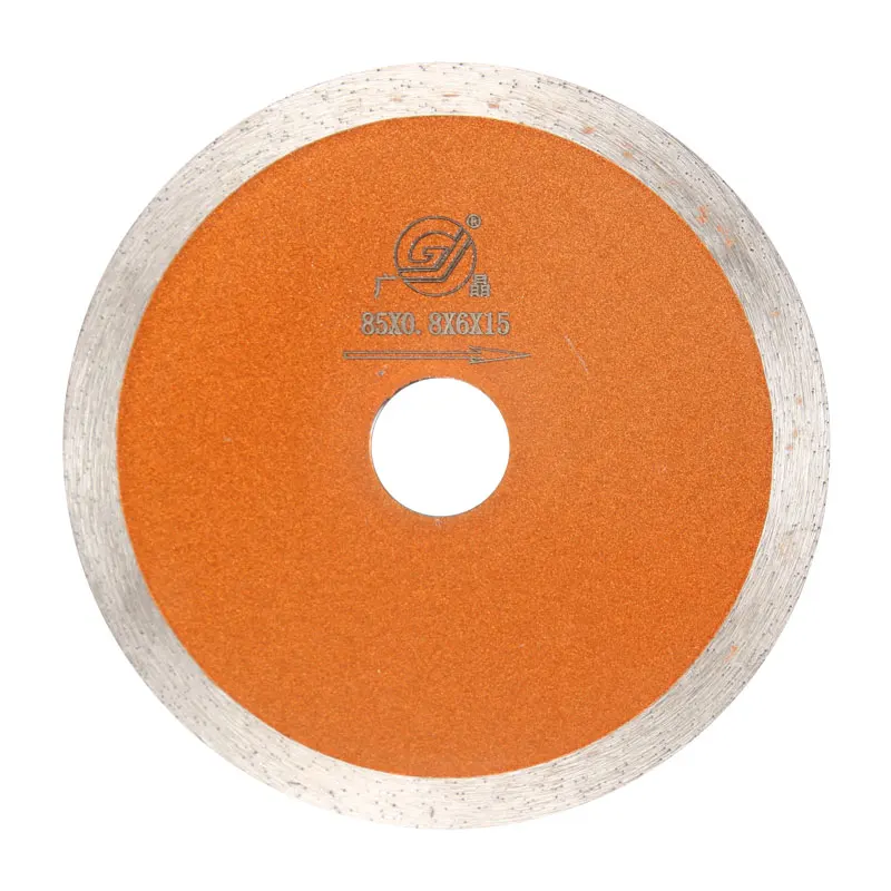 2024New ProductsNo MOQ85mm Sharp Ultra-thin Diamond Grinding Wheel for Porcelain Tile Glass Cutting Glass Cutting Blades