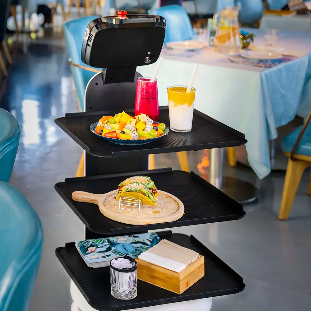 Delivery Range Mini Intelligent Artificial Autonomous Payload 50kg With Laser radar Delivery Robot