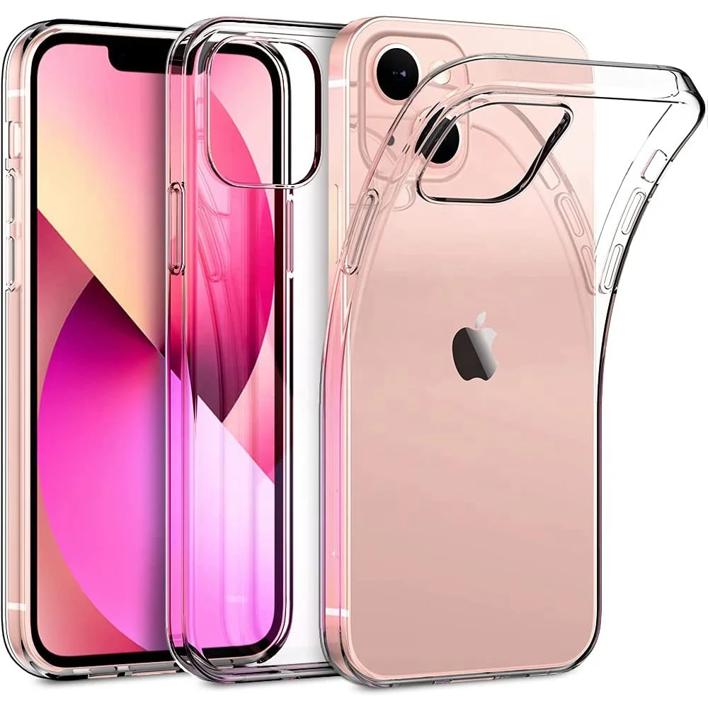 Прозрачные чехлы из ТПУ для мобильных телефонов Apple iPhone 6 7 8 SE X XR XS 11 12 Mini Pro Max 5,4 6,1 6,7 13