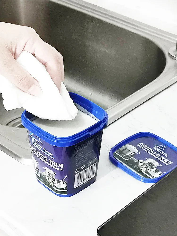 400g/500g best selling stainless steel cleaning paste cookware cleaner cream kitchen multi-functional cleaning paste cream