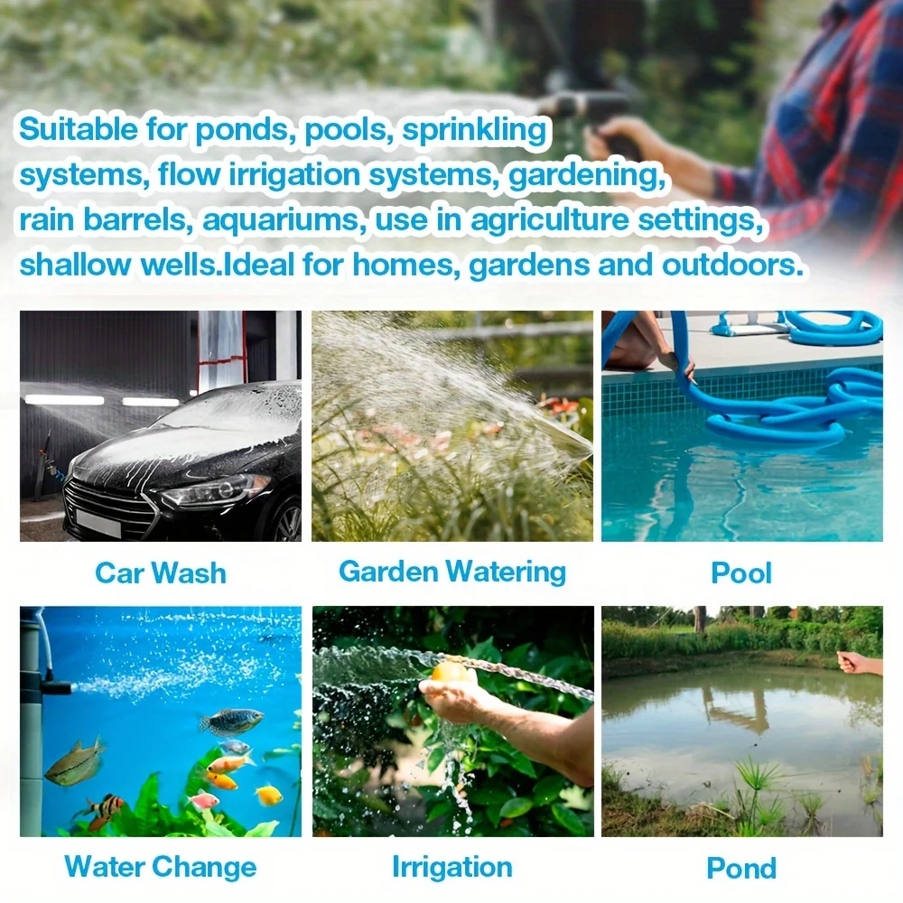 Household Water Pump Electric Hand Drill Pump For Garden Car Wash Pumping