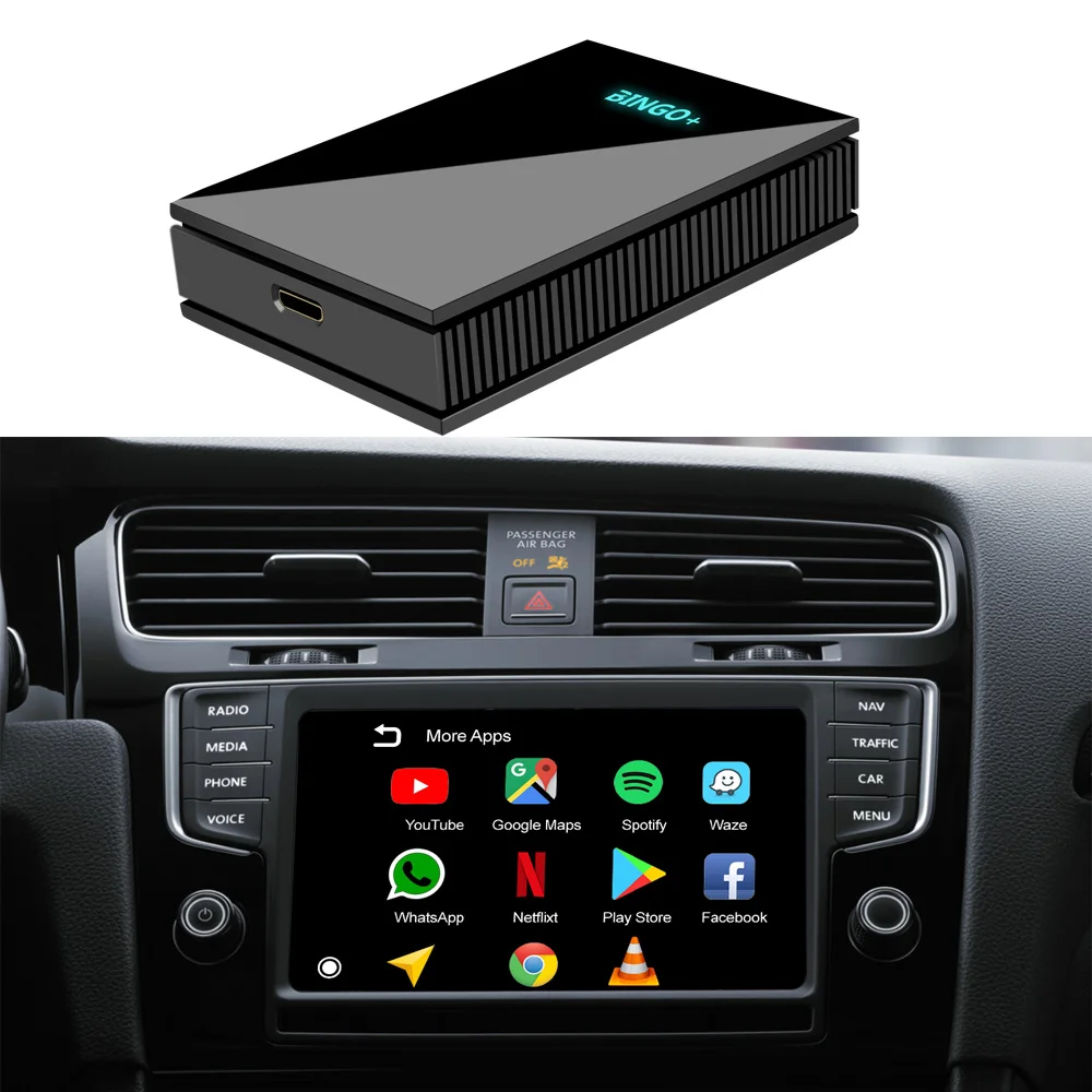 Wireless CarPlay Android AI Box for Cadillac ATS-L XTS XT4 XT5 CT6 CT6 PLUG-IN ESCALADE 2018 - 2021