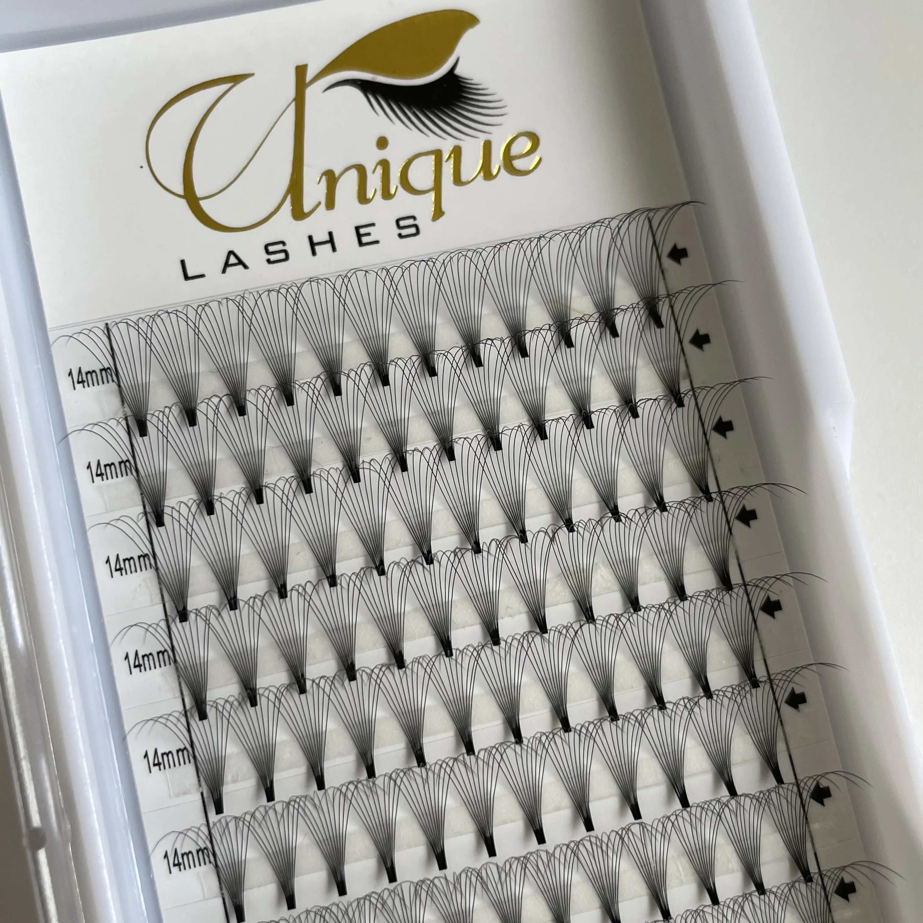 Premade Volume Fans Short Stem 5D 6D 10D Russian Eyelash Extension Mink Eyelash Extension