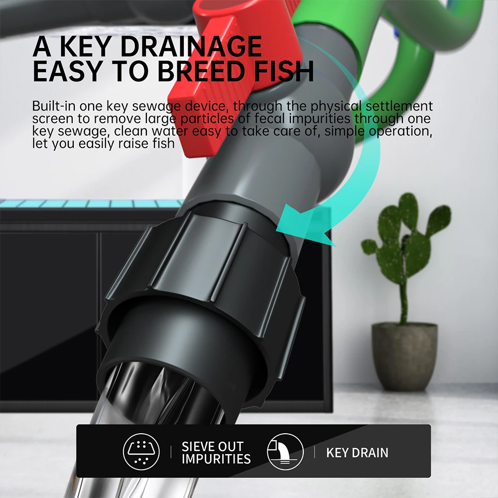 Yee Factory Wholesale Ultra White Glass Aquarium Medium And Large Fish Tank With Filter And Aquarium Light