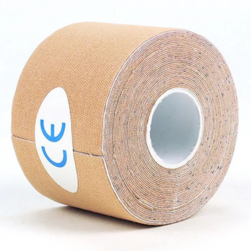 5cm*5M kinesiology tape material water proof strapping custom logo waterproof kt sports kinesiology tape