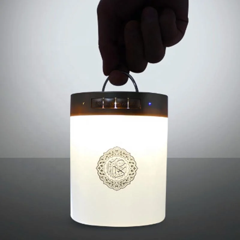  Quran ночник динамик USB перезаряжаемая Светодиодная настольная лампа с зарядным устройством для спальни Китай освещение LED