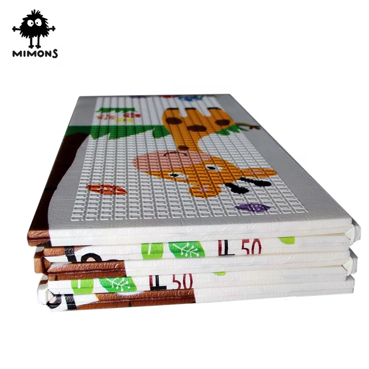 
Hot sale double side designs waterproof xpe foam baby play mat foldable 