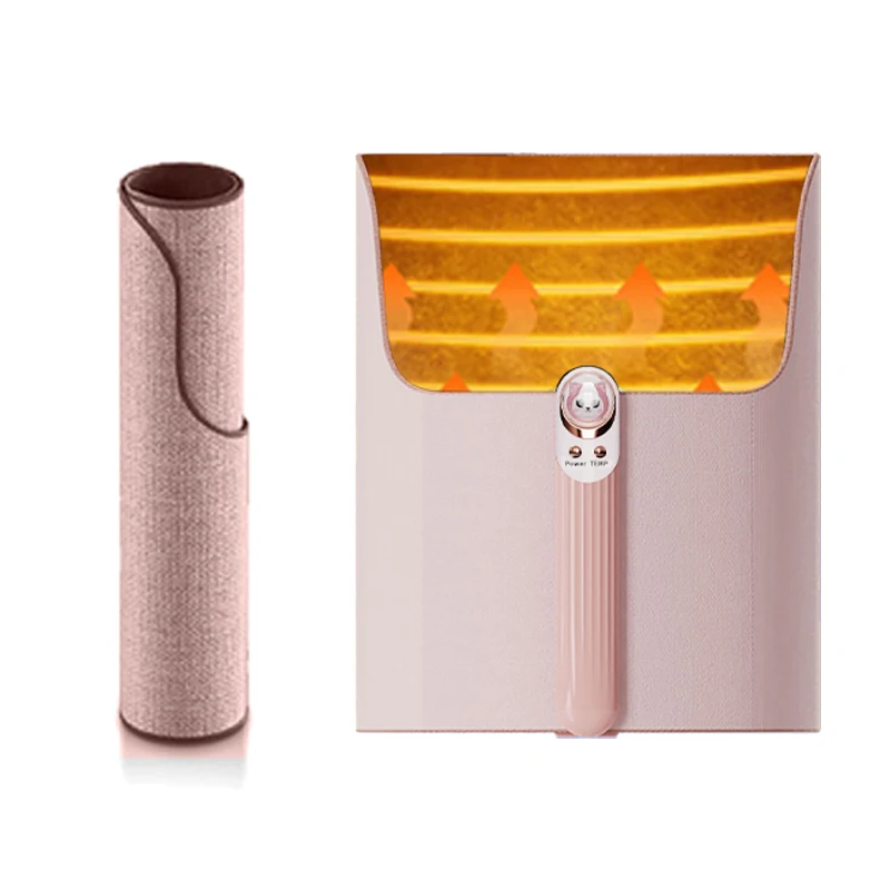 Hot Selling Foldable Infrared Heaters With Aluminium heating film Foot Heat Pad Leg Ac Local Warmer Power Saving Portable