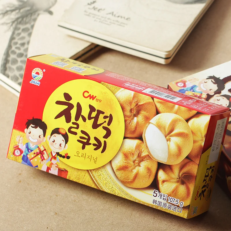 Wholesale Delicious Exotic Snack Korean Snack Breakfast Pastry Chocolate/Original/Chestnut flavor Mochi 107.5g