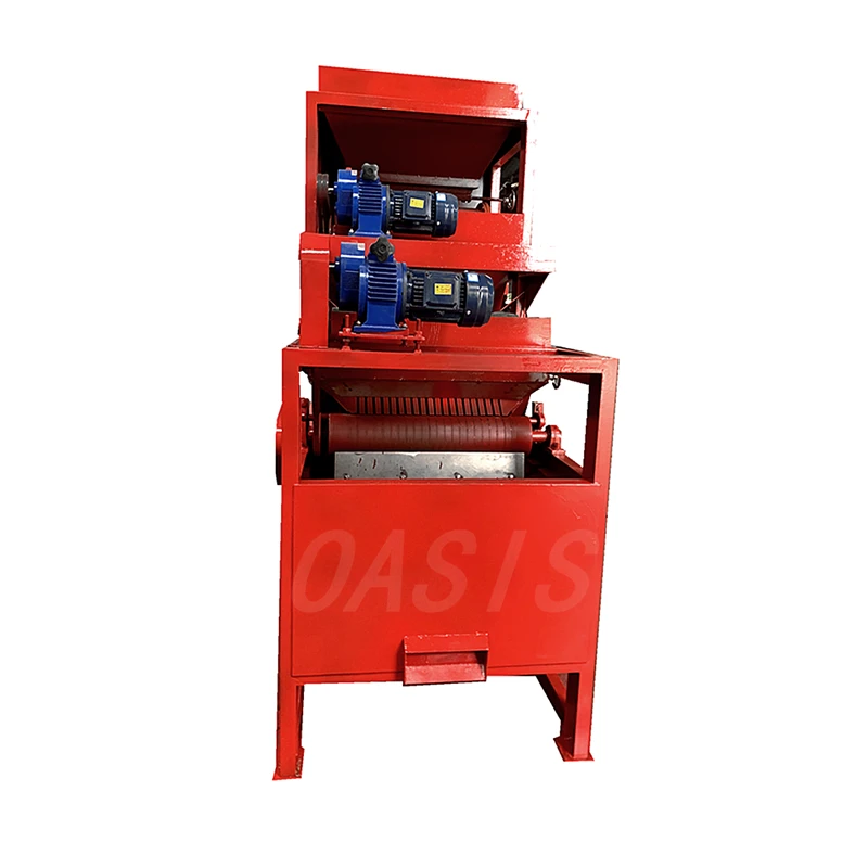 Nigeria  Double Rollers Three Rolls Magnetic Separator for High Intensity Dry Roll Monazite/ilmenite/tin ore/zircon Separator